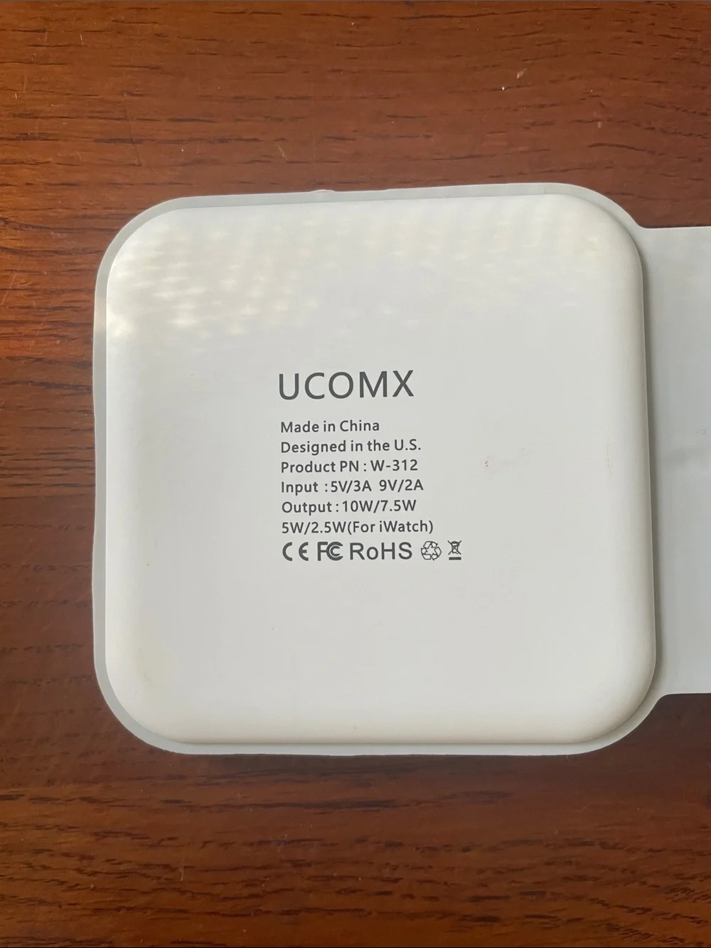 Ucomx 3-in-1 Wireless Charging Station - White